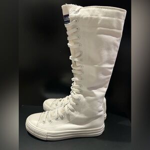 Knee High Sneakers Canvas Boots converse style